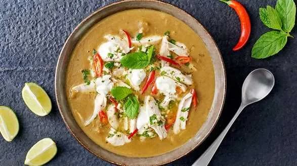 Pikantna zupa z soczewicą i królikiem