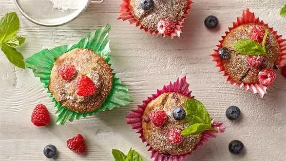 Muffiny z owocami lasu