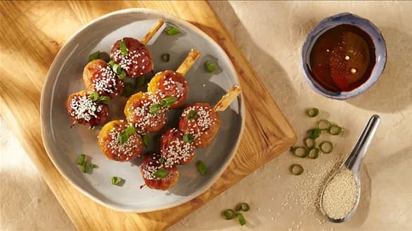 Azjatyckie klopsiki à la tsukune