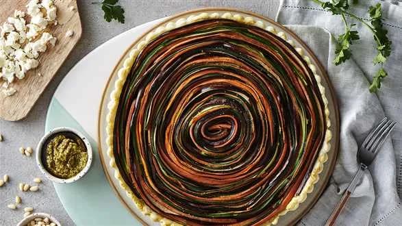 Warzywna zapiekanka z serem feta