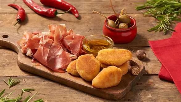 Klasyczne croquetas z szynką serrano