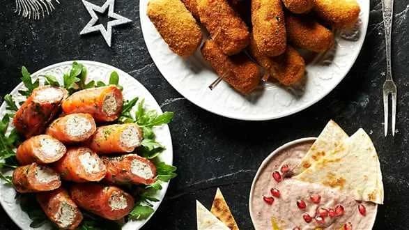 Faszerowane cygaretki z łososia