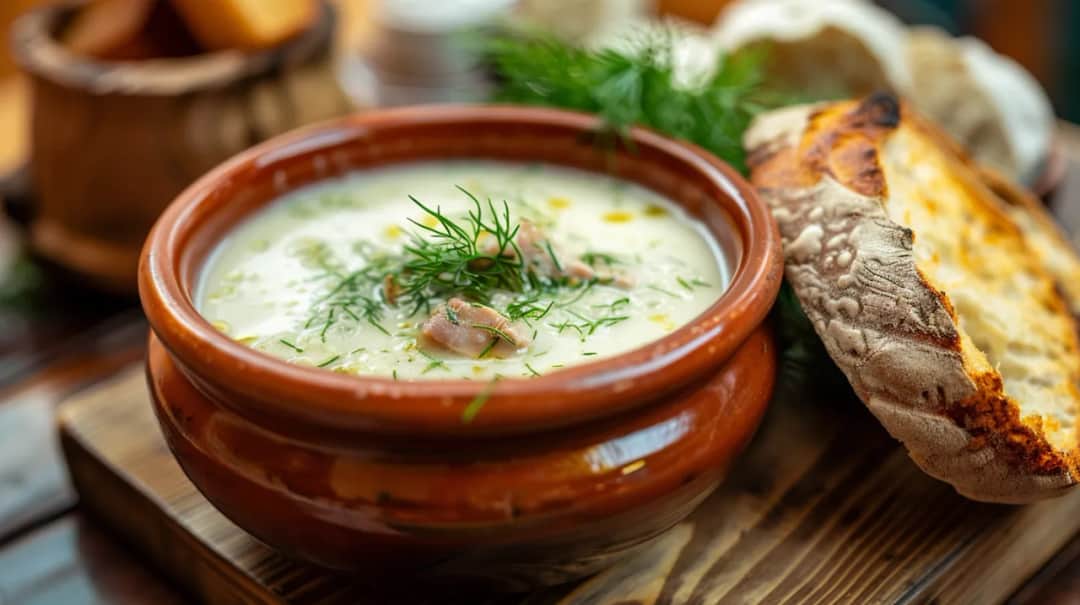 Barszcz biały na golonce: Przepis na tradycyjną i pyszną polską zupę Barszcz biały na golonce: Przepis na tradycyjną i pyszną polską zupę