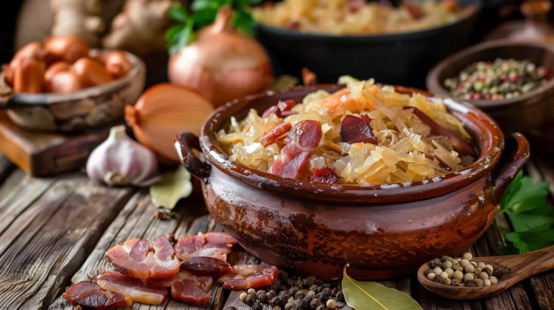 Bigos z kiełbasą i boczkiem: Jak zrobić ten klasyczny, polski specjał? Bigos z kiełbasą i boczkiem: Jak zrobić ten klasyczny, polski specjał?